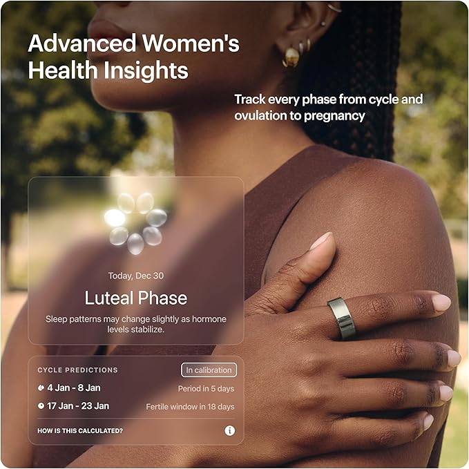 ULTRAHUMAN Ring AIR-Smart Ring Health Tracker, Size First Sizing Kit,Sleep Tracker,Smart Ring for Men/Women,Fitness Tracker (Made in India, Space Silver, 13)