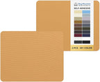 KING MOUNTAIN Canvas Repair Patch 9 x11 Inch 2 Pcs Self-Adhesive Waterproof Fabric Patch for Sofas, Tents, Furniture,Tote Bags, Car Seats (Light Brown)