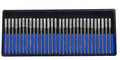 Drilax 30-Pc 3mm (1/8") Diamond Drill Bit Set | Dremel Compatible Wet Rotary Tool Bits for Jewelry Making, Sea Glass, Shells, Gemstones, Glass, Stone | Incl. Storage Case