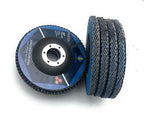 SIGNI Premium Zirconia Flap Discs for Grinding Metal Steel 10-Pack (4.5 inch T27 60#)