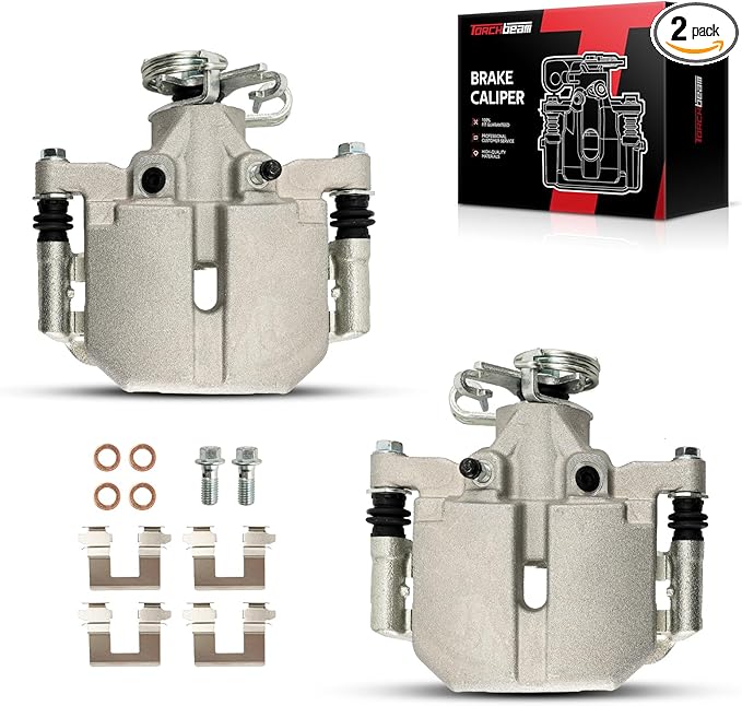 Torchbeam Rear Brake Calipers Set for Buick Lucerne 2006-2011, Cadillac DTS 2006-2011, Rear Left and Rear Right Calipers Replace # 18B5014+18B5015