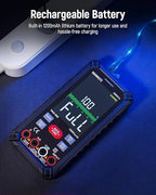 KAIWEETS Digital Multimeter 10000 Counts TRMS Auto Ranging, Rechargeable Smart Multimeter, Color LCD Screen Volt Meter, Measures Voltage, Current, Resistance, Continuity, Capacitance, Frequency