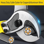 18 Inch Heavy Duty Cable Cutter with Long Handle, Harden Carbon Steel Cable Cutter for Aluminum Cable, Copper Wire and Communication Cables.