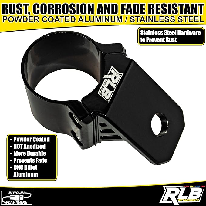 Light Bar Mount (1 PC-Single) UTV A-Pillar POD Light Mount by RLB MOTORSPORTS (1.75")
