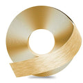 GSCIT Club Gold Edge Banding, 1 1/2 Inch x 100ft Aluminum Brushed Edge Banding PVC Edge Trim for Cabinet Repair Furniture