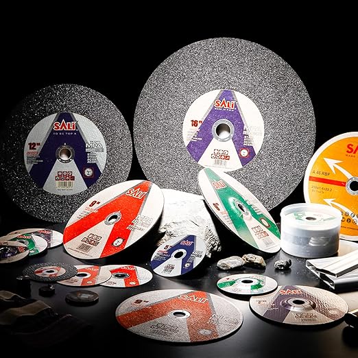 SALI 40 Pack Cut Off Wheels 4.5 Inch General Purpose Metal Depressed Center Cutting Wheel for 4.5" Grinders- Cutting Disc Aggressive Cutting 4.5" x 3/64" x 7/8" Operating Up to RPM 13300 and 80 M/S