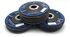 SIGNI 10-Pack Premium Zirconia Abrasive Flap disc for Angle Grinder Grinding Metal Steel (4.5 inch T29 Mixed grit)