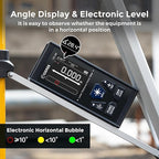 CIGMAN Dual Laser Measuring Tool, 393ft/120M Bilateral Laser Measurement Tool, Rechargeable Laser Measure with M/in/Ft 6 Units, Backlit LCD Display, Angle Sensor, Pythagorean Mode, Area and Volume