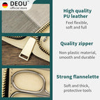 DEOU Manicure Sets Nail Clippers Stainless Steel Manicure and Pedicure kit Girls Professional Nail Files and Men's Grooming Scissors Tools for Home Personal Care or Gifts (Pink)
