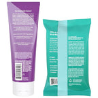 Lume Acidified Body Wash & Flushable Deodorant Wipes - 24 Hour Odor Control - Hydrating Wash - Without SLS or Parabens - OB/GYN Developed - 8.5 ounce (Lavender Sage) 15 Count Wipes (Cucumber)