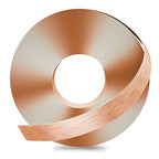 GSCIT Club Rose Gold Edge Banding, 1/2 Inch x 50ft Aluminum Brushed Edge Banding PVC Edge Trim for Cabinet Repair Furniture