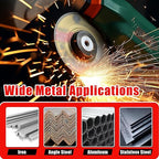 4-1/2 inch Grinding Wheels for General Purpose Metal & Stainless Steel, Aluminum Oxide Grinding Disc for Angle Grinder 4.5'' x 1/4'' x 7/8'' (25 Pack)
