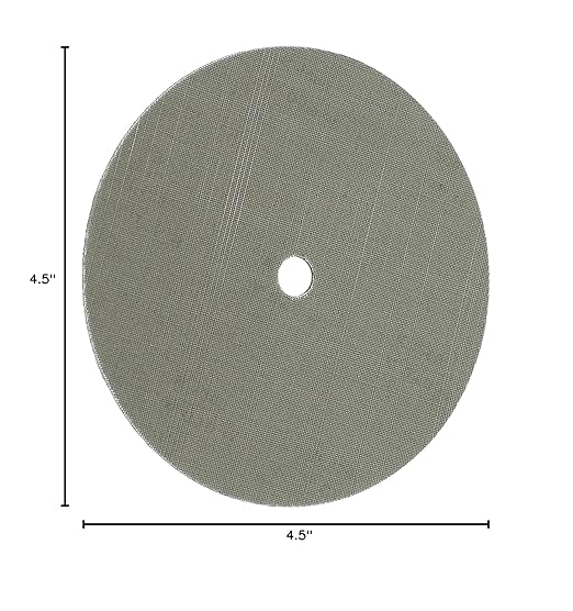 CS Unitec 80940 FIX Disc with Hook & Loop Fasterning, TZ Pyramid, 4-1/2" Diameter, A45/400 Grit, (Pack of 10)