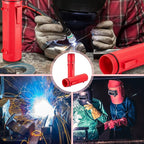Zonon 2 Pcs Welding Rod Storage Tube 14 Inch Stick Welding Electrode Storage Tube Airproof Welding Rod Holder Waterproof Welding Rod Container for Welding Rod Canister(Red)