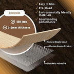 GSCIT Club Maple Edge Banding, 3 inch x 50ft Wood Edge Banding Pre-glued Flexible, Veneer Tape Banding for Cabinet Repair Furniture Restoration