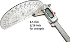 Degrees Mils Meters Yards Protractors