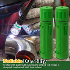 Zonon 4 Pcs Electrode Rod Storage Tube 14 Inch Airproof and Waterproof Welding Rod Holder for Canister(Green)