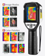 Firecore Thermal Camera FI160S, 320 x 240 Super Resolution, Thermal Imaging Cameras with Laser Pointer, PC Analysis, 160 x 120 IR Resolution Infrared Camera, -4°F to 1022°F, Temp Alert, 32GB Storage