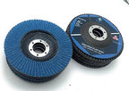 SIGNI Premium Zirconia Flap Discs for Grinding Metal Steel 10-Pack (4.5 inch T27 60#)