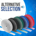TNP Hook and Loop Tape Strap Cable Ties Fastener (Blue) (15 Feet) - Sticky Self Adhesive Nylon Fabric Roll Wrap 0.75" Wide 5 Yards Reusable for Cutting Custom Length Cord Wire Fastening