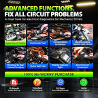 2025 Autel PowerScan PS100 Power Circuit Probe Tester, 12-24V Automotive Electrical Open/Short Breaker Finder, Component Activation Test Tool, AC/DC Trailer Relay Fuse Test, 40FT Cable, for 99% Cars