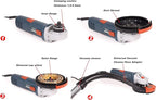 Expert Surface Grinding Dust Shroud for Angle Grinder, Universal 5-Inch + Diamond grinding cup wheel Dt1701-125D
