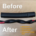 TKDMR 26 Ft 5/16" Heat Shrink Tubing - 3:1 Ratio Marine Grade Heat Shrink,Wire Cable Adhesive Lined Tube Insulation Seal Against Moisture Corrosion and Air Leakage.Black