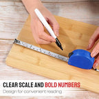 50 Pcs 6 FT Mini Tape Measure Retractable Bulk Small Measuring Tape Pocket Size Measurement Tool for Operation Christmas Items Party Favor Gifts Stuffers for Men(Colored)