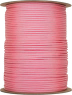 The Paracord Store | Type III 550 Paracord - 1000 FT Spool, Rose Pink | Heavy Duty 7 Strand Tactical Paracord - USA Made Nylon Outdoor Parachute Cord for Camping, Fishing & More - Survival Cord