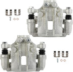 cciyu Rear Left & Right Brake Calipers Assembly w/Bracket 19B6390A 19B6391A 2015 2016 2017 2018 2019 For Hyundai For Sonata,2016 2017 2018 2019 2020 For Kia For Optima