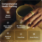 ULTRAHUMAN Ring AIR-Smart Ring Health Tracker, Size First Sizing Kit,Sleep Tracker,Smart Ring for Men/Women,Fitness Tracker (Made in India, Bionic Gold, 6)
