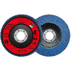 FOXBC 4-1/2 inch Flap Disc for Angle Grinder, 60 Grit, Type 29, Premium Zirconium Grinding and Polishing for Metal, 10 Pack