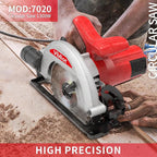 VBLIOT-11 Amp Circular Saws 7-1/4 5500rpm Woodworkers Ensure a Smooth Cutting Experience Explore the Circular Saws for Crafting and Home Improvement for DIY stone cutting saw Tile Saw (185mm)