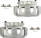 SCITOO 18B4615 18B4614 Front Left & Right Disc Brake Calipers Assembly w/Bracket For Ford
