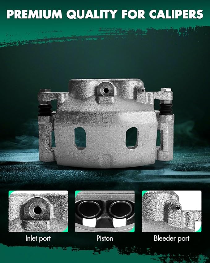 SCITOO Front Right Brake Caliper With Bracket 18B4918A Compatible For Cadillac 2008-2019 For Chevrolet 2008-2019 For GMC 2008-2019