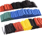 Nilight Heat Shrink 2:1 Electric Insulation Tube Kit 45mm Flame Retardant Wrap Cable Sleeve 270pcs 5 Colors 12 Sizes with Storage Box，2 Years Warranty