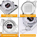 Angle Finder Inclinometer Protractor Magnetic Angle Finder Angle Measuring Tool Tilt Level Meter Slope Locator Angle Measurement Engineering Clinometer Angle Meter Gauge for Household Industrial Use