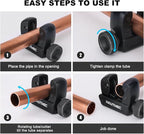 HAUTMEC Copper Pipe Cutter Tool 1/8" to 7/8" OD (3-22mm), Mini Copper Tubing Cutter Tool for PVC, Copper, Aluminum, and Thin Stainless Steel Tube HT0132-TC