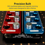 SST - Identibolt Pro XL - Precise Threadchecker and Wall Mount - Large Sized Nuts and Bolts - Imperial SAE and Metric Threads - 20 Nuts & Bolts Identifier - from 9/16" to 1" & 16mm to 24mm - USA