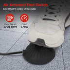 100Ft 3/8 Inch Electric Drain Cleaner Machine Auto Feed Drain Auger for 1 to 4 Inch Pipes Professional Sewer Snake with 4 Cutters Gloves Heavy Duty Clog Remover