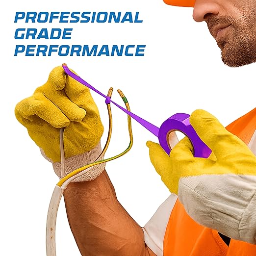 OHLECTRIC Professional Grade Vinyl Electrical Tape (20 Pack) Purple - 7 Mil Thick Flame-Retardant, Heat & Weather Resistant 3/4 Inch x 60 Feet | Ideal for Contractors & Electricians