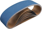 10-Piece 4 x 36 Inch 240 Grit Zirconia Sanding Belts, Heavy Duty Long-lasting Sanding Bands for Belt Sander, Rust Paint Removal, Wood Metal Grinding and Finishing