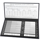 30PCS Surface Roughness Comparator,Surface Finish Comparator Set,Roughness Test Block Ra0.05-12.5mm Microfinish Comparator for Machinery Manufacturing Lathe Teaching