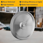 CBN Grinding Wheel 8 inch, Dia x 1 Inch Wide x 5/8" Arbor, Suitable for Sharpening Woodturning Tools, High Speed Steel Tools, 8 inch Bench Grinders 600 Grit