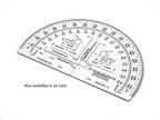 Degrees Mils Meters Yards Protractors