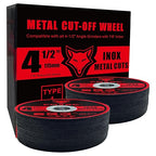 FOXBC 4-1/2 Inch Cut Off Wheel Discs for Angle Grinder, Cutting for Metal & Stainless Steel, 4-1/2" x .045" x 7/8" - 50 Pack