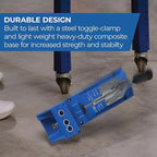 Kreg K4 Pocket Hole Jig - Adjustable, Versatile Jig for Strong Joints - Create Perfect, Rock-Solid Joints - Easily Adjustable Drill Guides - For Materials 1/2" to 1 1/2" Thick