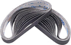 30 Pcs 1/2 x 12 Inch Replacement Sharpening Belt, 1000 Fine Grit Knife Sharpener Sanding Belt Kit for Official Work Sharp (WSKTS & WSKTS-KT/Mk.1 & Mk.2) Knife & Tool Sharpener