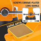 Bench Vise 4.5-Inch Heavy Duty Vise 210° Swivel Base, Multi-Purpose Vise with Large Anvil for Industrial, Home(4.5" Jaw Width)