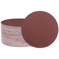 HARFINGTON 50 Pcs 7 Inch Sanding Disc 150 Grit Hook and Loop Sandpaper Random Orbital Sander Pads for Woodworking Automotive Metal Polishing